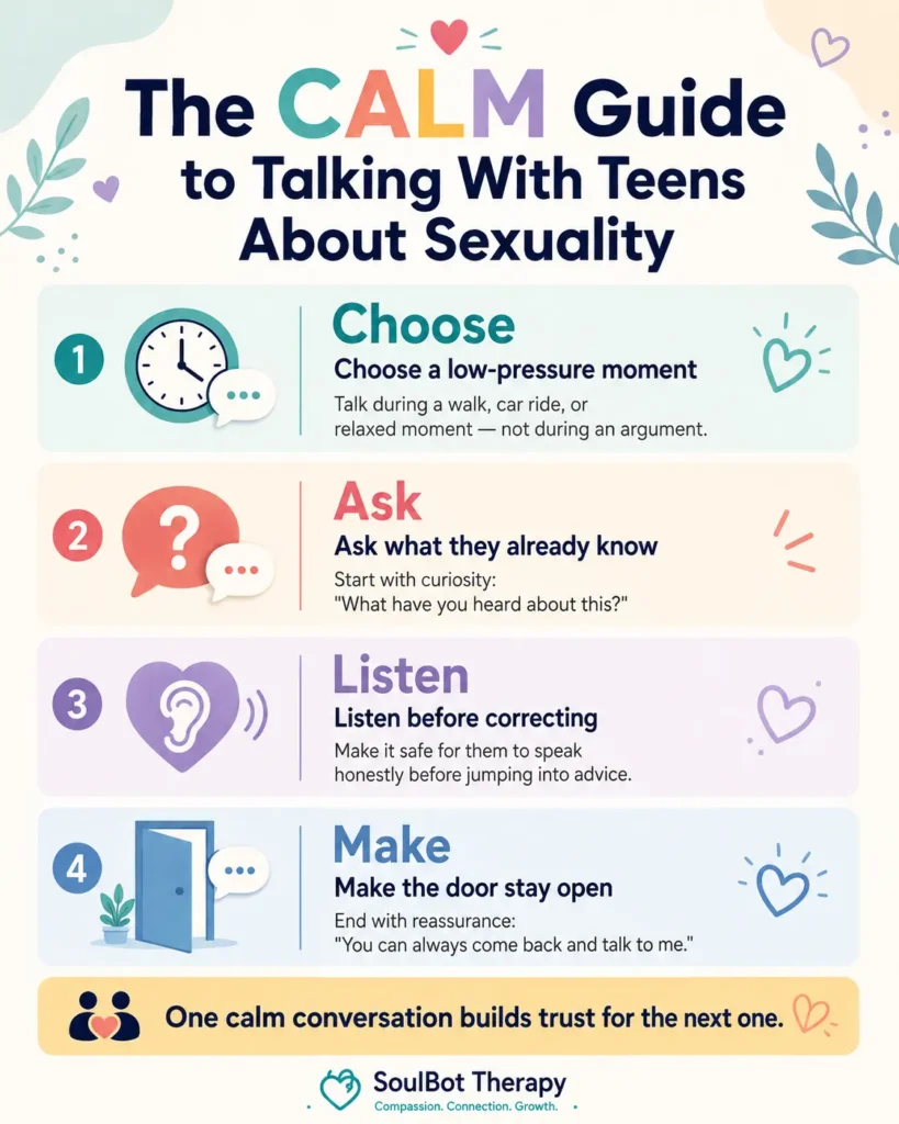 how to talk to teens about sexuality education
