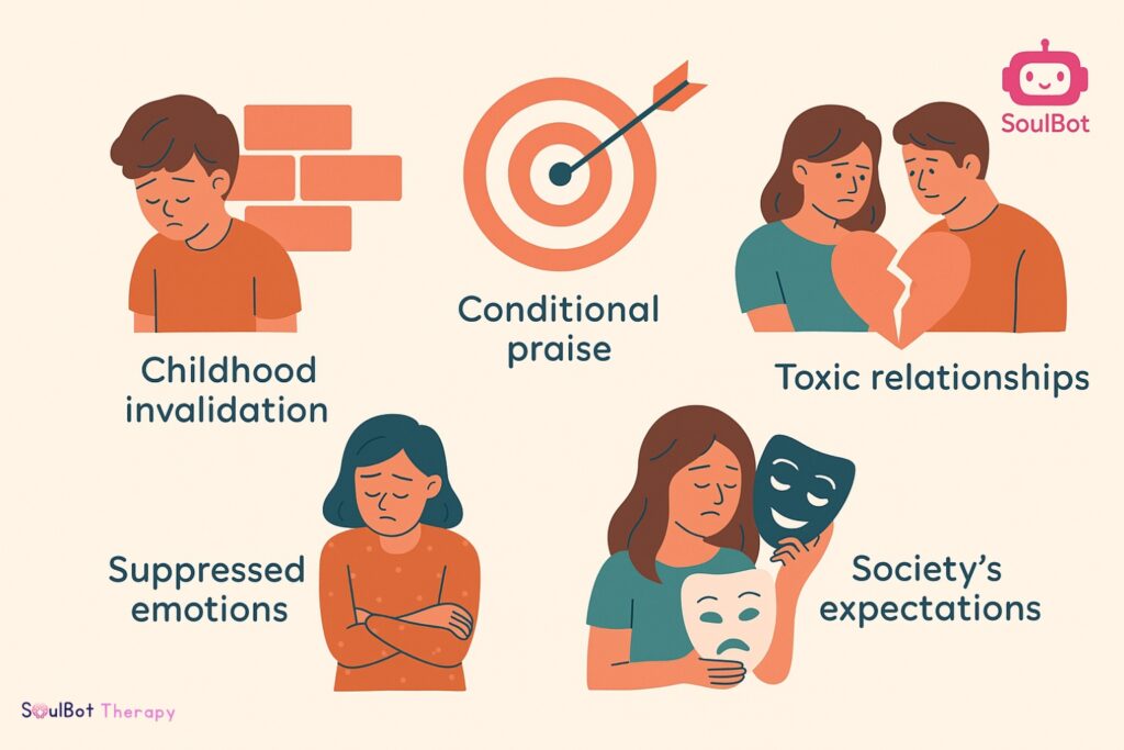 signs of low self worth
