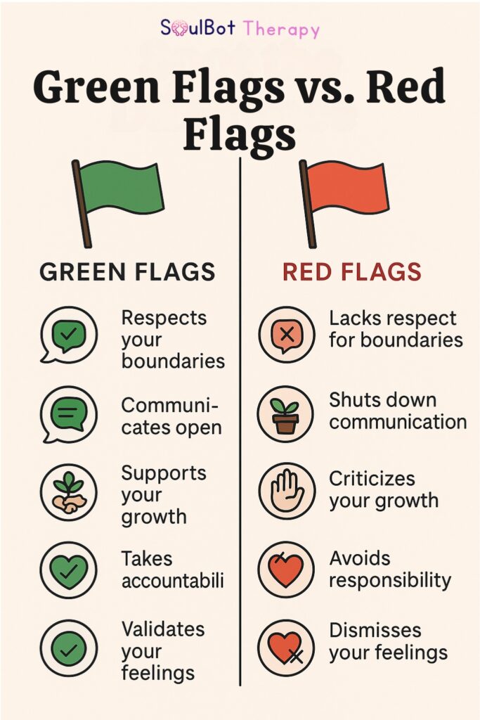 green vs. red flags