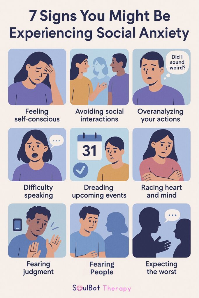 7 Signs You Might Be Experiencing Social Anxiety