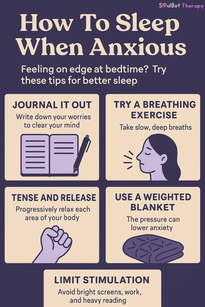 How to sleep when overthinking