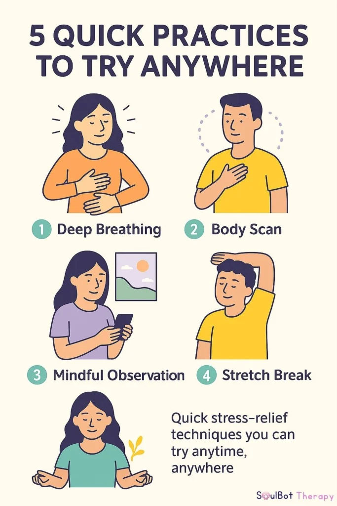 quick practice of  Micro-Mindfulness