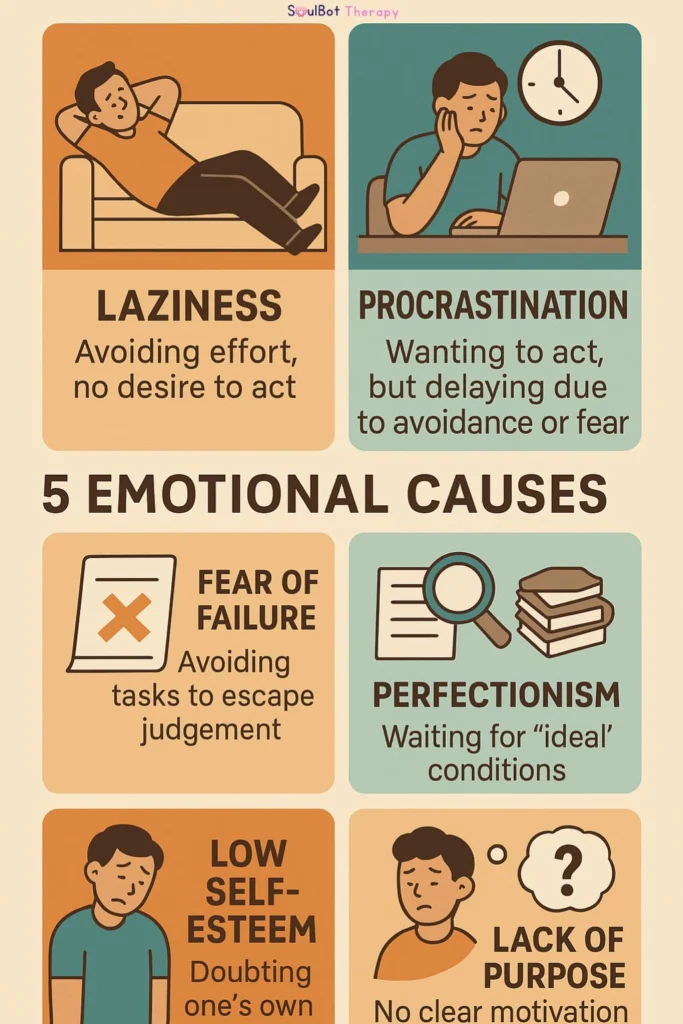 emotional causes of laziness
