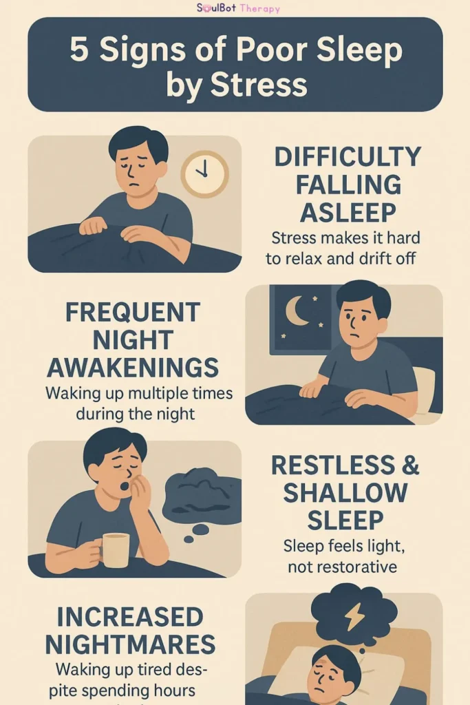 how stress affects sleep