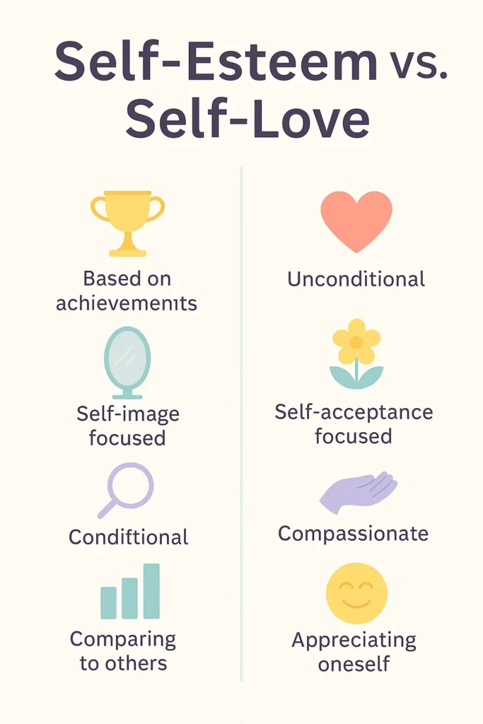 self-esteem vs self-love