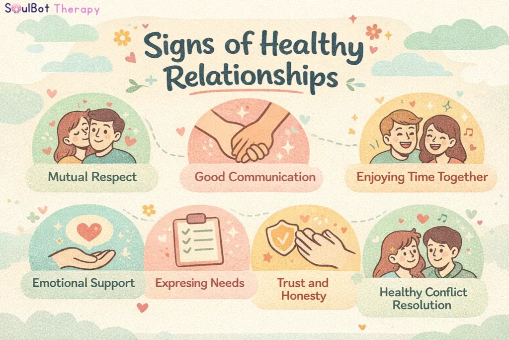 Signs of healthy relationship 