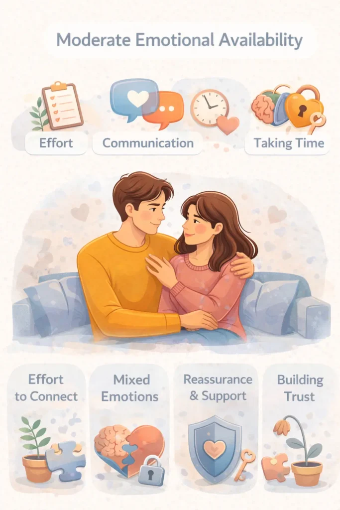 Moderately Emotionally Available