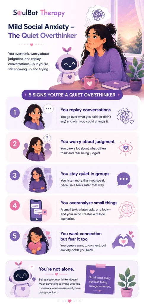 mild social anxiety