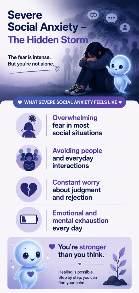 severe social anxiety