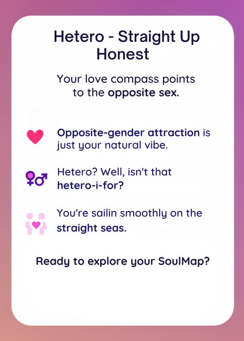 sexual orientation test result heterosexual